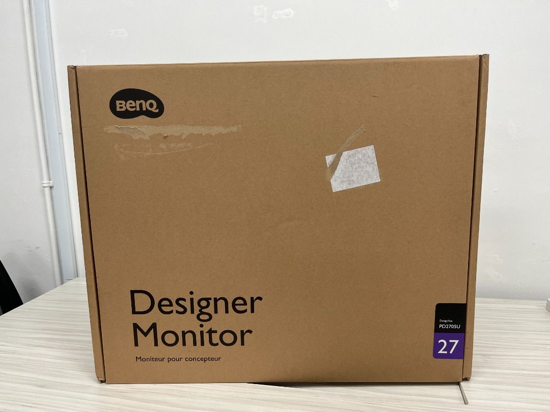 PD2705U｜27-inch 4K UHD sRGB USB Type-C Designer Monitor (Category: Monitor Screens) located in Singapore. Submitted by benqsg (Listing ID 1374402042, Image 1). Description: PD2705U｜27-inch 4K UHD sRGB USB Type-C Designer Monitor ● 27” 3840x2160 UHD 16:9 HDR IPS 4K Monitor ● 99% sRGB and Rec.709 color spaces ● USB Type-C All-in-One connectivity ● Status: RMA unit, 90% new ● Warranty: 2 years / panel 12 months/no pixel warranty ● Condition: Accesso