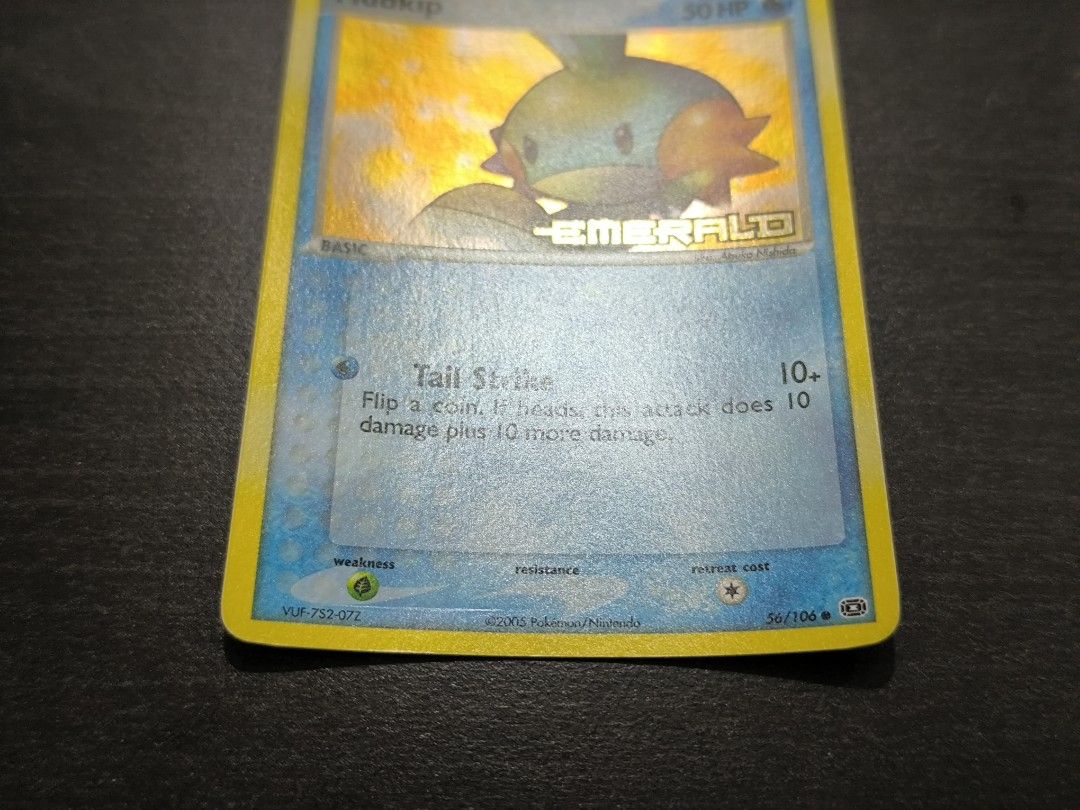 Pokemon Mudkip 56/106 EX Emerald Reverse Holo, Toys & Collectibles