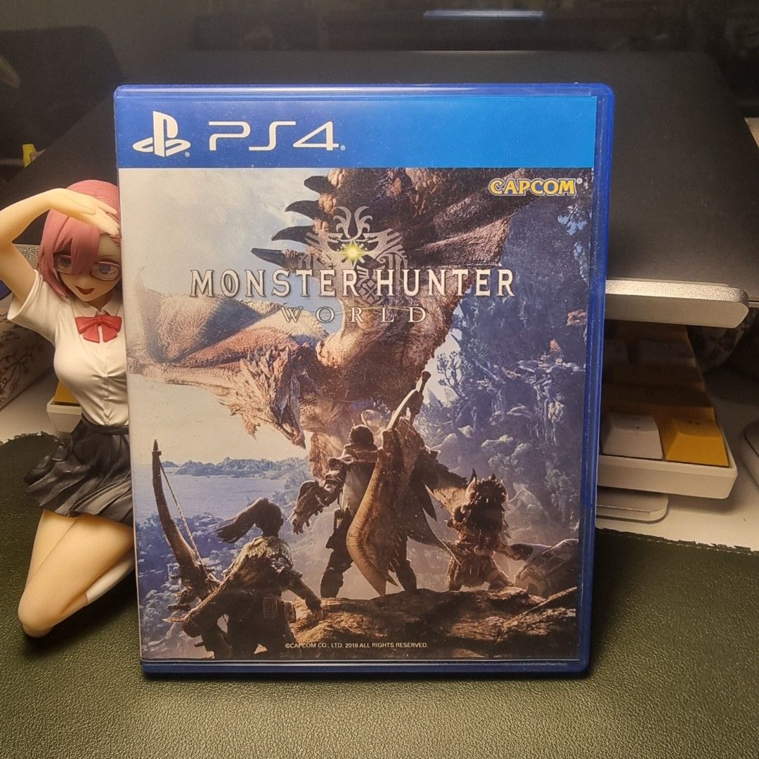 [PS4] Monster Hunter World (Category: PlayStation) located in Lipa City. Submitted by howmanybreads (Listing ID 1374478798, Image 1). Description: Start of Monster Hunter in next gen consoles. Solid entry point into modern Monster Hunter..