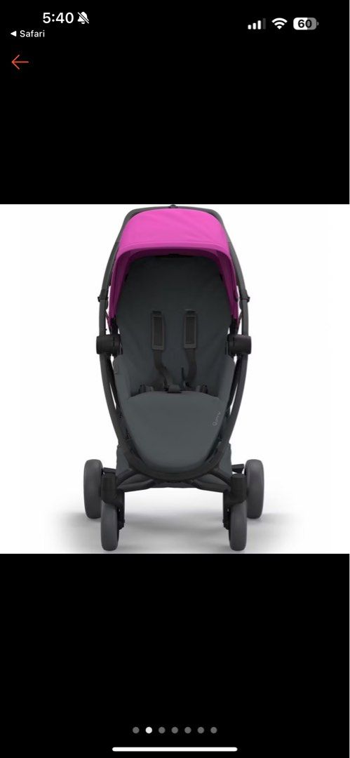 Quinny stroller (Category: Strollers) located in Singapore. Submitted by rivybivy (Listing ID 1374418308, Image 3). Description: Quinny stroller. Should be zapp flex. Bought a bugaboo so I don’t need this anymore. Price is negotiable. Please offer best price .