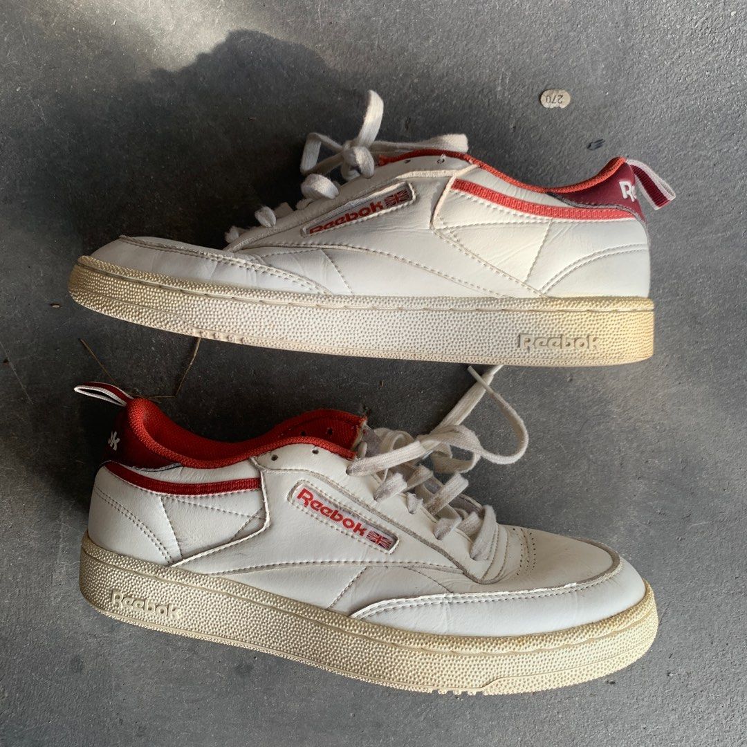 Reebok Club C 85 35th Anniversary, Fesyen Pria, Sepatu Sneakers