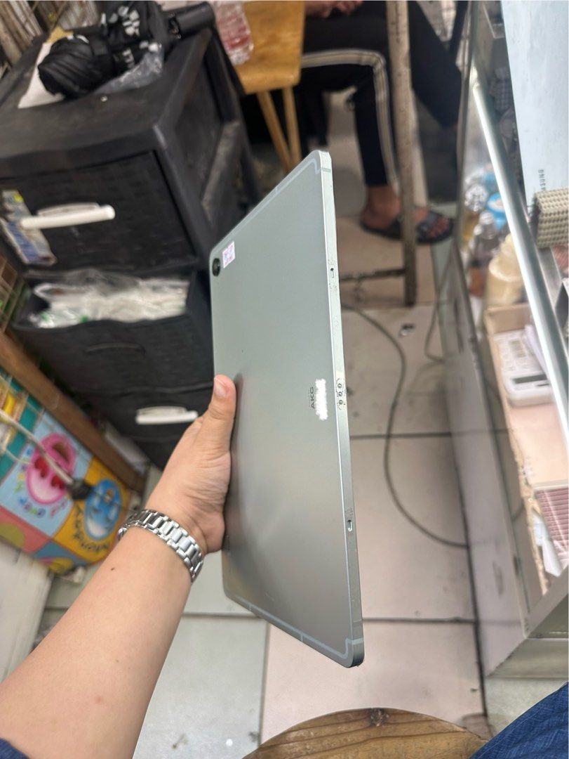 Samsung Tab S9 FE 5G 128gb NTC FU (Category: Android) located in San Juan City. Submitted by javedsgadgetshop (Listing ID 1374476944, Image 2). Description: INSTALLMENT OPTIONS : SPAY LATER / GGIVES / CREDIT CARD! WE BUY AND SELL SO PWEDE MAGBINTA OR SWAP ! Quick Specs : Samsung Tab S9 FE 5G •128gb •NTC Variant •Good batt health •Factory Unlock •95% Smoothness •No hidden issue | No Repaired •100% Authentic | Not Refurbished •w/ OEM Charger & stor