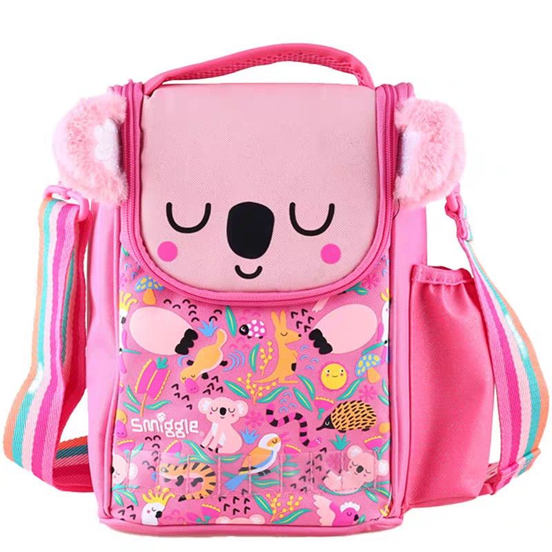Smiggle School Bag /Smiggle Junior Backpack (Category: Babies & Kids Fashion) located in Singapore. Submitted by lincheungg (Listing ID 1374484940, Image 2). Description: Backpack is 28. Lunchbox bag is $21. Backpack with Lunchbox bag set is $46..