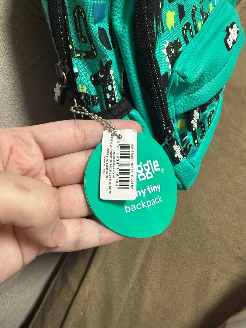 Smiggle Teeny tiny bagpack (Category: Babies & Kids Fashion) located in Las Pinas. Submitted by sofiaadeline (Listing ID 1374329221, Image 2). Description: Brandnew! Guaranteed authentic smiggle. Money back guaranteed!!!!.