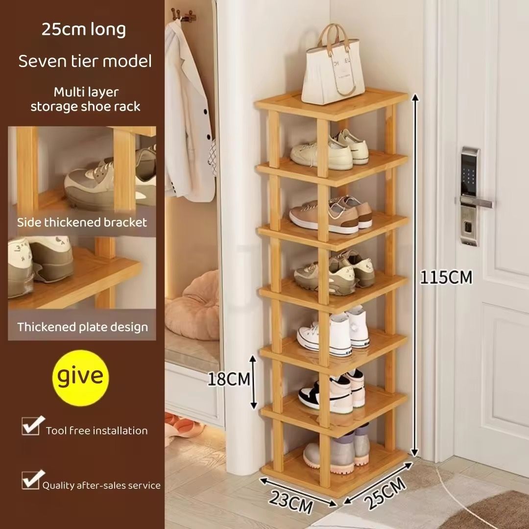 Stackable Shoe Rack Shelf | Vertical Multi Layer Shoe Rack | Slim ...