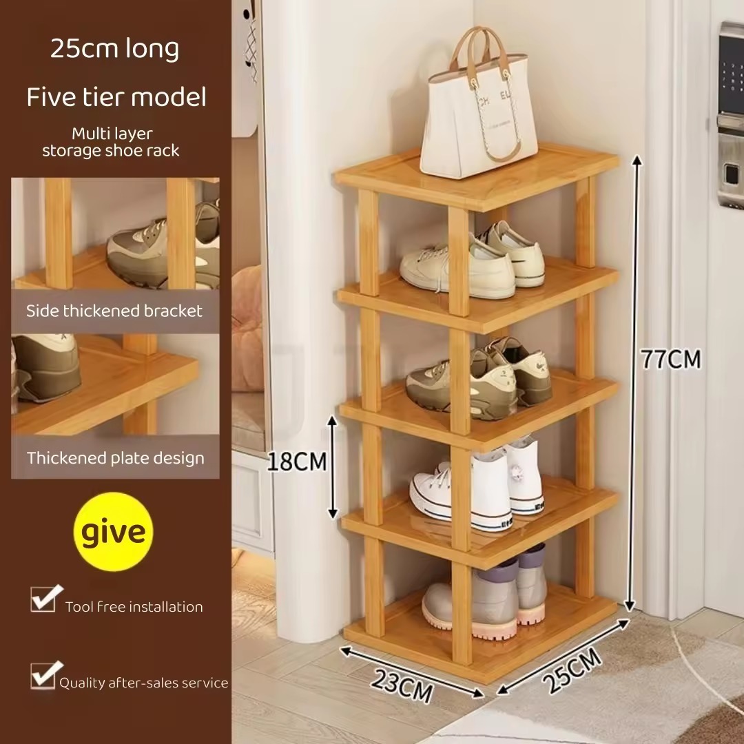 Stackable Shoe Rack Shelf | Vertical Multi Layer Shoe Rack | Slim ...