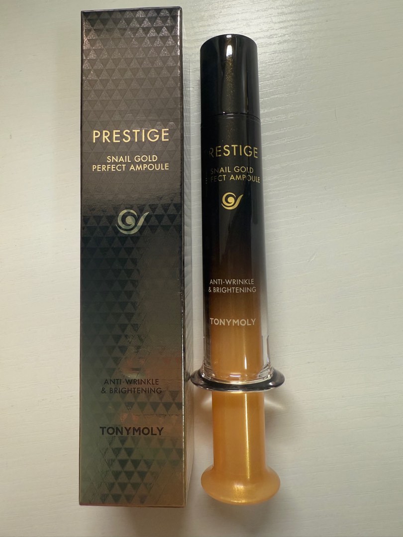 Tonymoly Prestige snail gold perfect ampoule 蝸牛黃金完美安 Tonymoly Prestige snail gold perfect ampoule 蝸牛黃金完美安