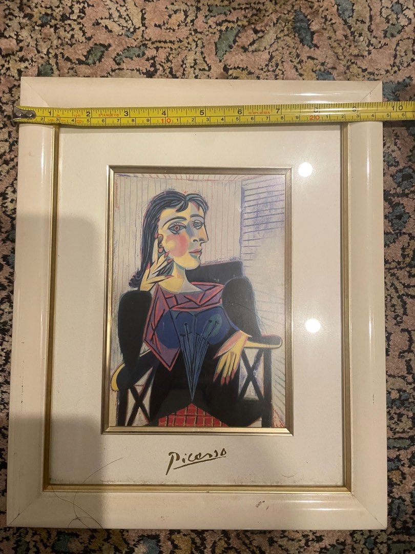 Vintage Pablo Picasso Framed Postcard (Category: Art & Prints) located in Binan City. Submitted by thriftwavesph (Listing ID 1374415473, Image 2). Description: .