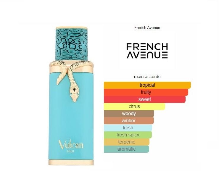 Vulcan Feu 100ml EDP by French Avenue [SHL 777 God Of Fire Clone