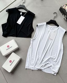 Foreign Order 2 color set lululemon logo Outdoor Function Quick Dry Vest62974837716098110
