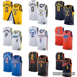 #Quick Group #Pre-order   Pre-order: Haliburton Indiana Pacers / SGA Oklahoma City Thunder Nike Swingman Jersey629785916826891113