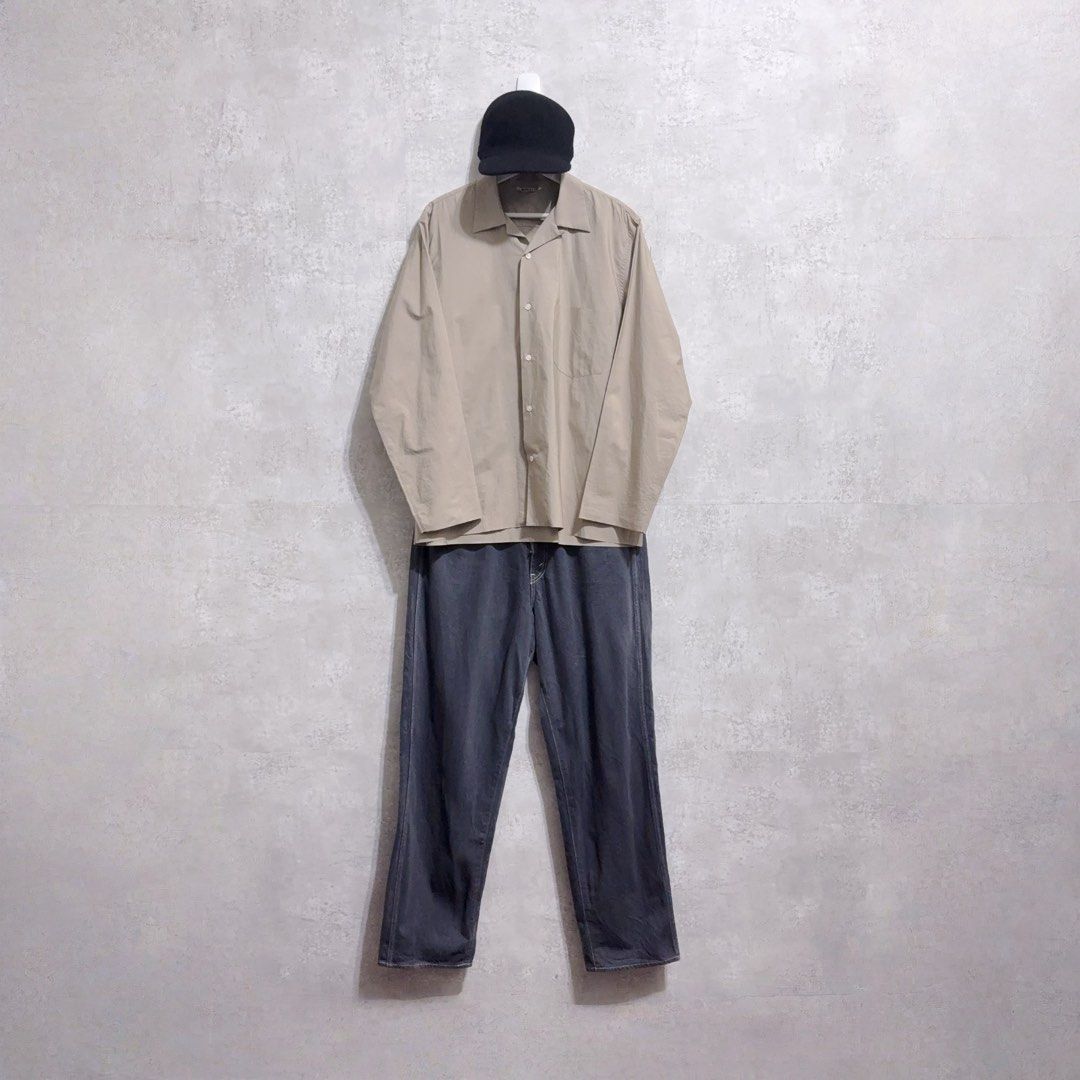 トップス AURALEE 18SS WEATHER CLOTH H/S SHIRTS AURALEE 18SS