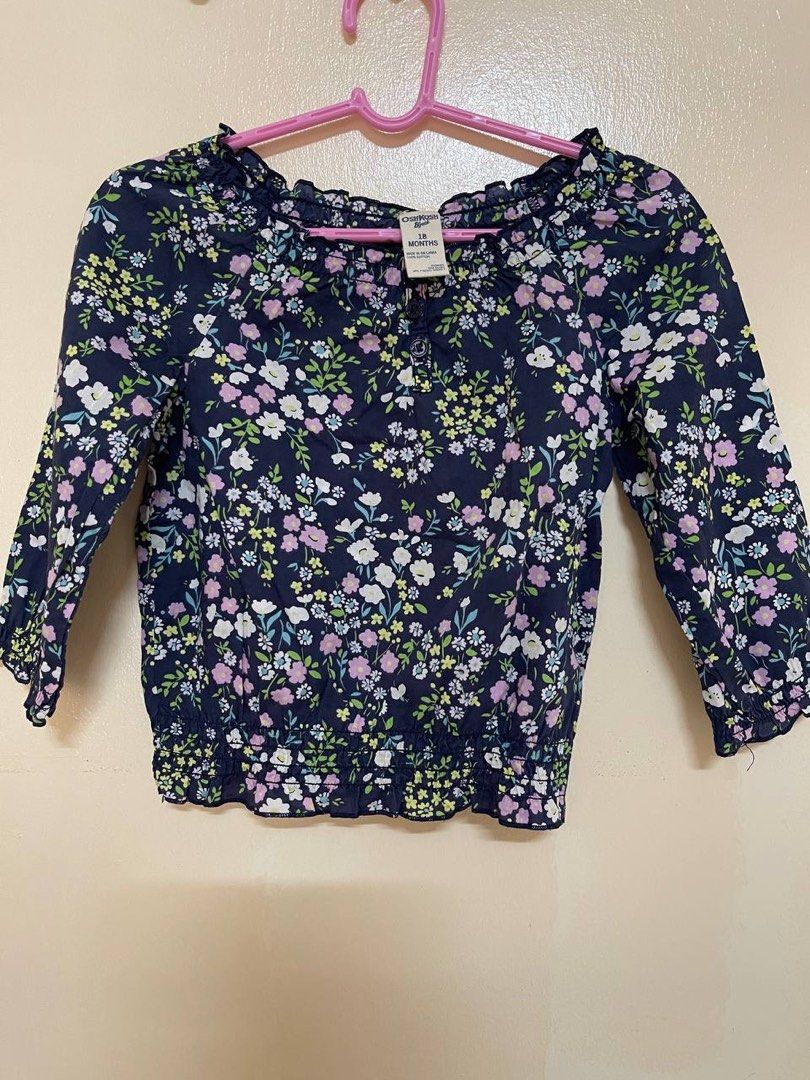 Authentic Osh Kosh blouse (Category: Babies & Kids Fashion) located in Quezon City. Submitted by charminspired (Listing ID 1374567809, Image 1). Description: Brandnew washed 18m.