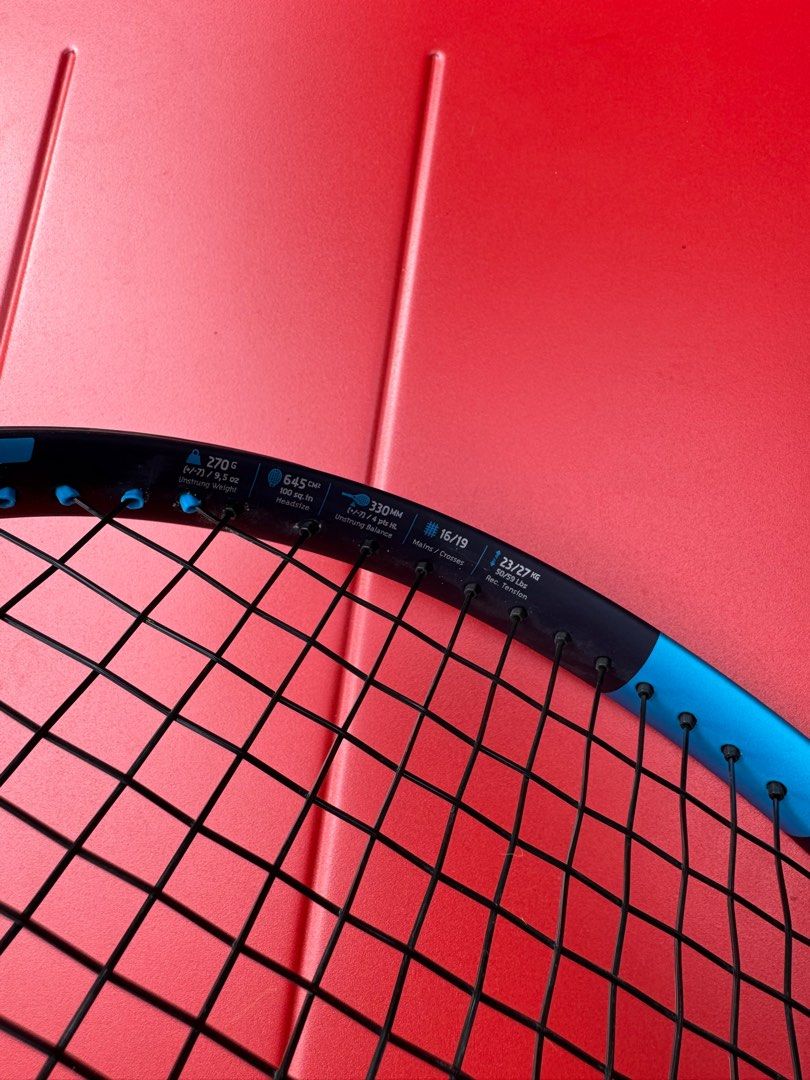 BABOLAT Pure Drive Light Tennis Racket (Category: Racket and Ball Sports) located in Cainta. Submitted by habiier (Listing ID 1374594703, Image 3). Description: With babolat dampener and dunlop strings Rfs: extra racket.