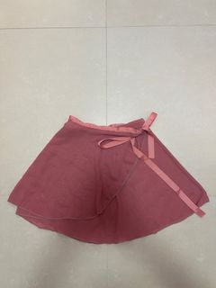 Ballet pink rose wrap skirt 芭蕾舞短裙 芭蕾舞裙 芭蕾舞紗裙64238419127171110