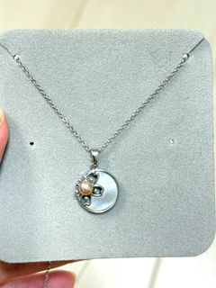 （包順豐）粉色BB珍珠 純銀櫻花頸鏈 Pearl Necklace64222193805825110