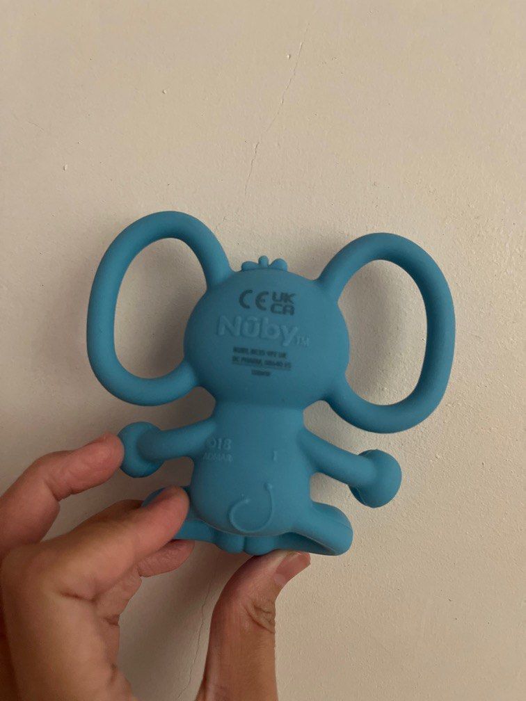 Blue Nuby Elephant Silicone Teether (Category: Soothers & Pacifiers) located in Batangas. Submitted by lovedbybien (Listing ID 1374562858, Image 2). Description: .