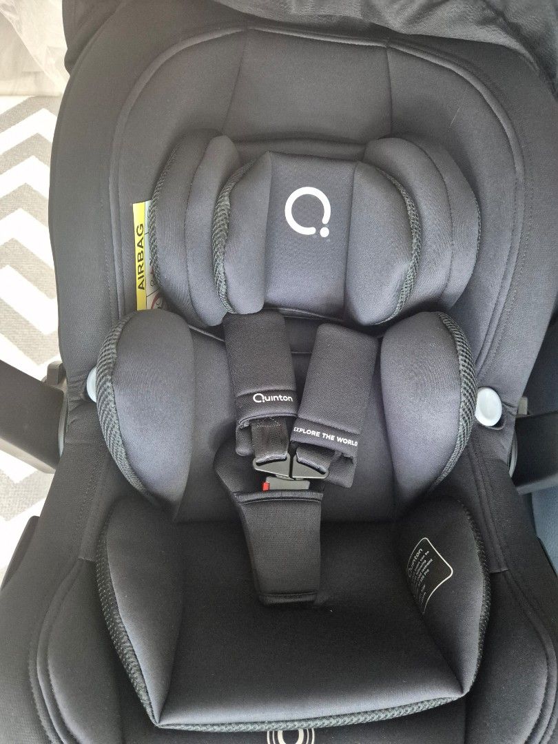 Brand New Baby Car Seat (Category: Car Seats) located in Singapore. Submitted by takashinzy (Listing ID 1374591846, Image 1). Description: basic car seat, with canopy and infant insert, suitable since born. https://www.quintonbaby.sg/index.php/miumo-carrier-singapore/ safety standard R129 compliant. Bought extra and no need anymore. Fixed price..