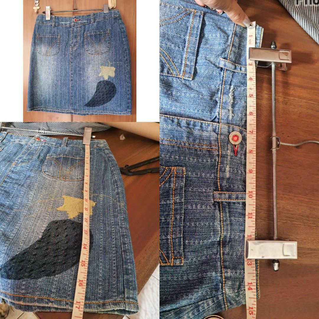 Preloved skirts (Category: Skirts) located in Quezon City. Submitted by krazystuffph (Listing ID 1374553051, Image 2). Description: Preloved!! Php 30.00 each. Take all for Php 150.00 only. RFS, decluttering See photos for sizes.