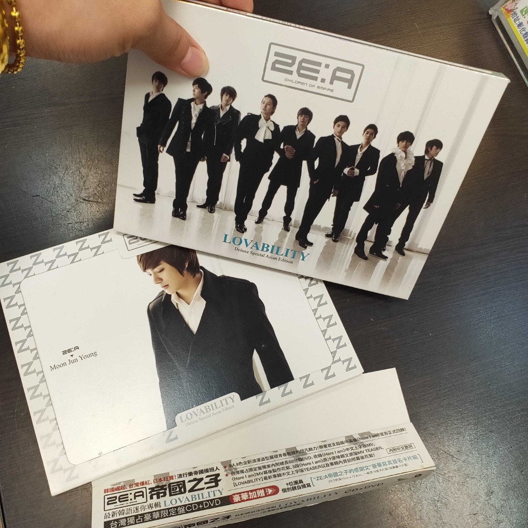 ZE:A NATIVITY 帝國新生 台湾独占豪華限定B盤 CD DVD