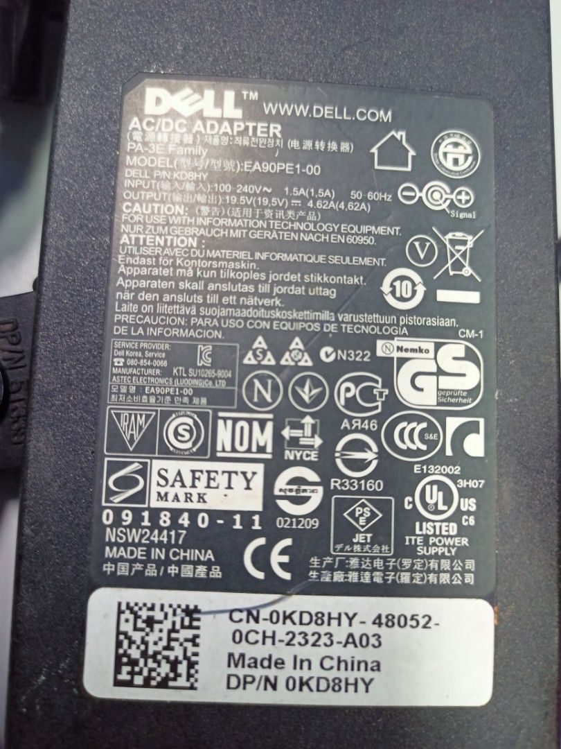 Dell Laptop Charger63075184226563111