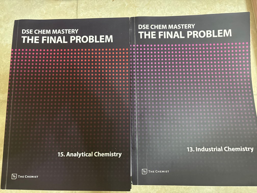DSE CHEMISTRY-TC FINAL PROBLEM(in-chem+an-chem), 興趣及遊戲, 書本 & 文具, 教科書 ...