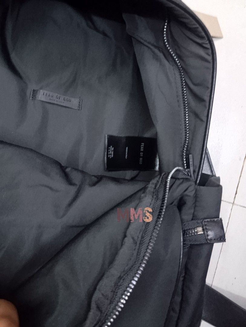 FEAR OF GOD BACKPACK (Category: Backpacks) located in Manila. Submitted by mms_bestshop (Listing ID 1374687289, Image 3). Description: Description: 100%Authentic black 100% water proof Big capacity inclusion: ,tags , zip lock Actual photo post Materials: Oxford,Nylon limited stock only Available Delivery Transactions 📦Cash On Dilivery,Cash On Pick Up Via Lbc Nationwide Also available via lalamove same day cash on delivery Message us for faster t
