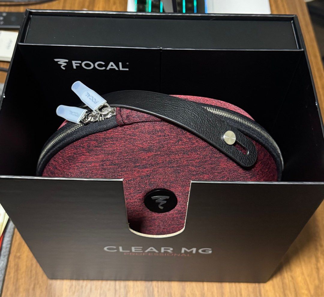 Focal clear mg pro / professional (Category: Headphones & Headsets) located in Singapore. Submitted by pplolp (Listing ID 1374682993, Image 3). Description: Focal clear mg pro headphones bought at zeppelin and co on 30th august 2024. Less than a year old and still has warranty. Loved these but currently on my iem/closed back journey so havent used these in about 6 months, figured I should just sell them rather than let them sit in the cupboard. H
