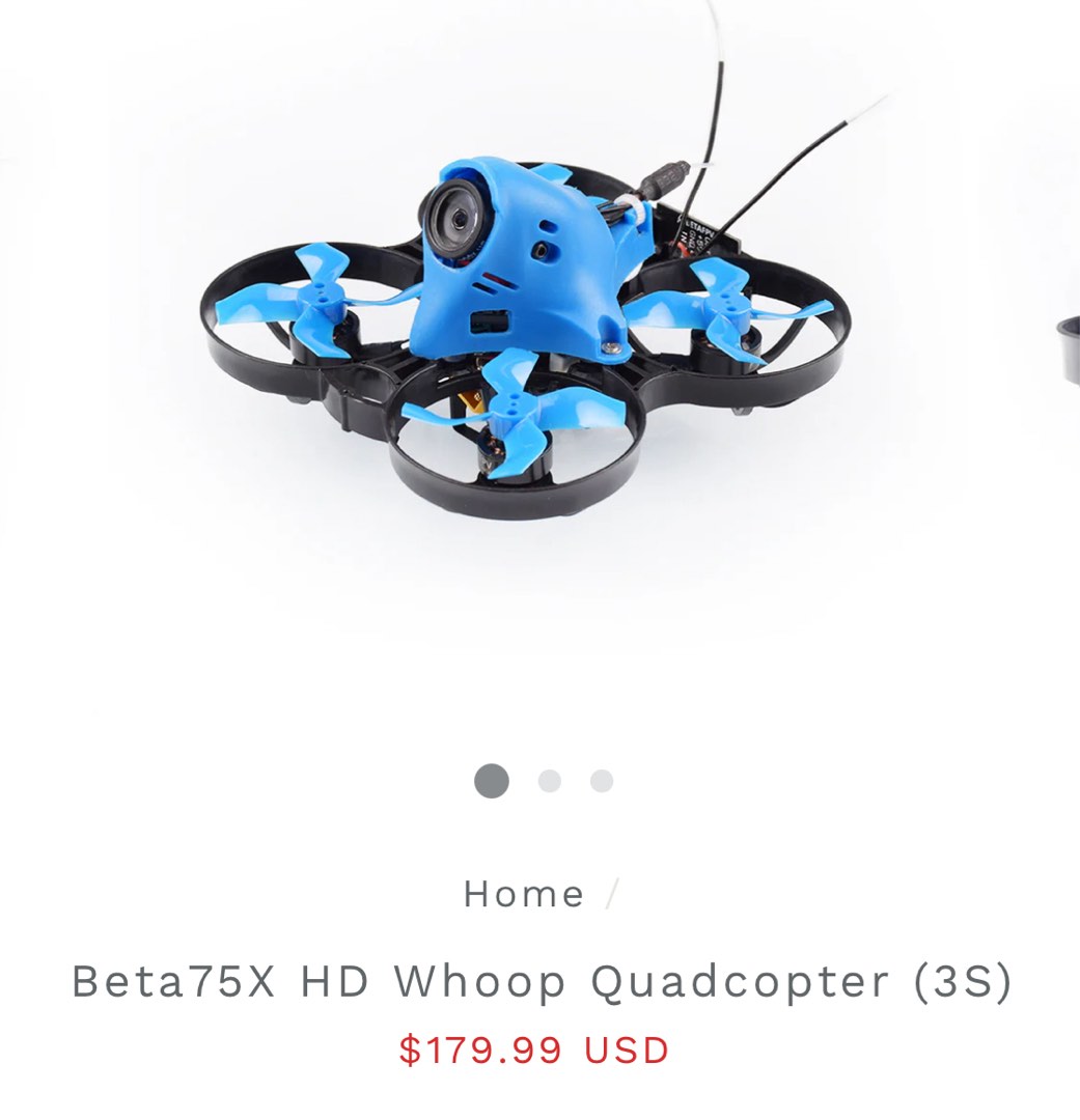 FPV brand new betafpv whoop with onboard sd recording, Computers & Tech ...