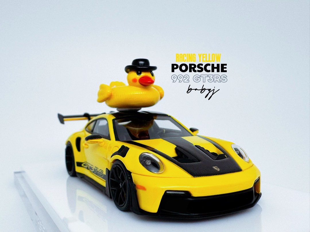 FuelMe 1/64 ポルシェ 911 GT3 RS レーシングイエロー FuelMe Model 1/64 Porsche 911 (992) GT3 RS NEO Series