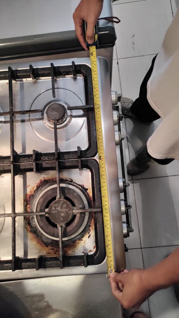 Fujidenzo Cooking Range 60cm Model FGR6640VTRCMB (Category: Cookware & Accessories) located in Antipolo. Submitted by alfreds_garahe (Listing ID 1374593553, Image 2). Description: Purchase Date: January 14, 2021 Purchase Price: 17,990 Selling Price: 5,000 Pick-up date: June 30, 2025 Product Description: 60 cm Cooking Range 4 Gas Burner Matte black body – Stain and scratch resistant (Elegant and modern look) Wok Burner Cast Iron Pan Support Thermo