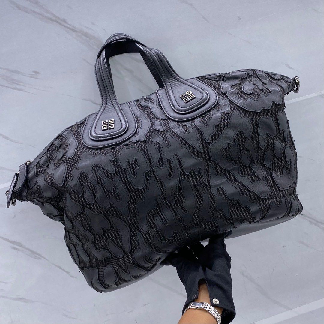 GIVENCHY NIGHTINGALE BLACK 2WAY HAND SHOULDER BAG 257004318