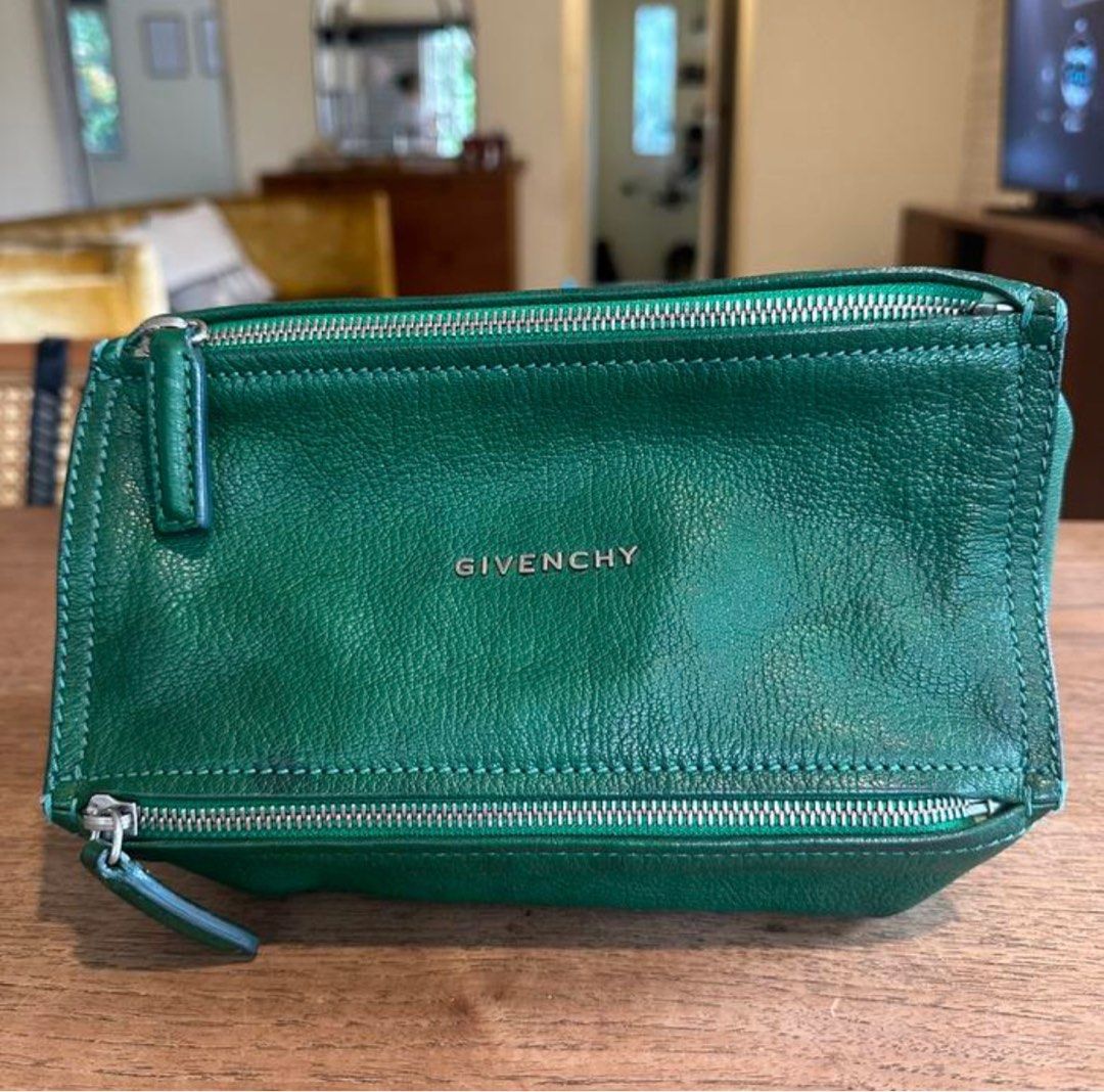 givenchy pandora mini green leather original