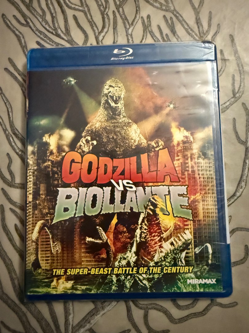 Godzilla vs Biollante Blu Ray Miramax, 興趣及遊戲, 音樂、樂器 & 配件,