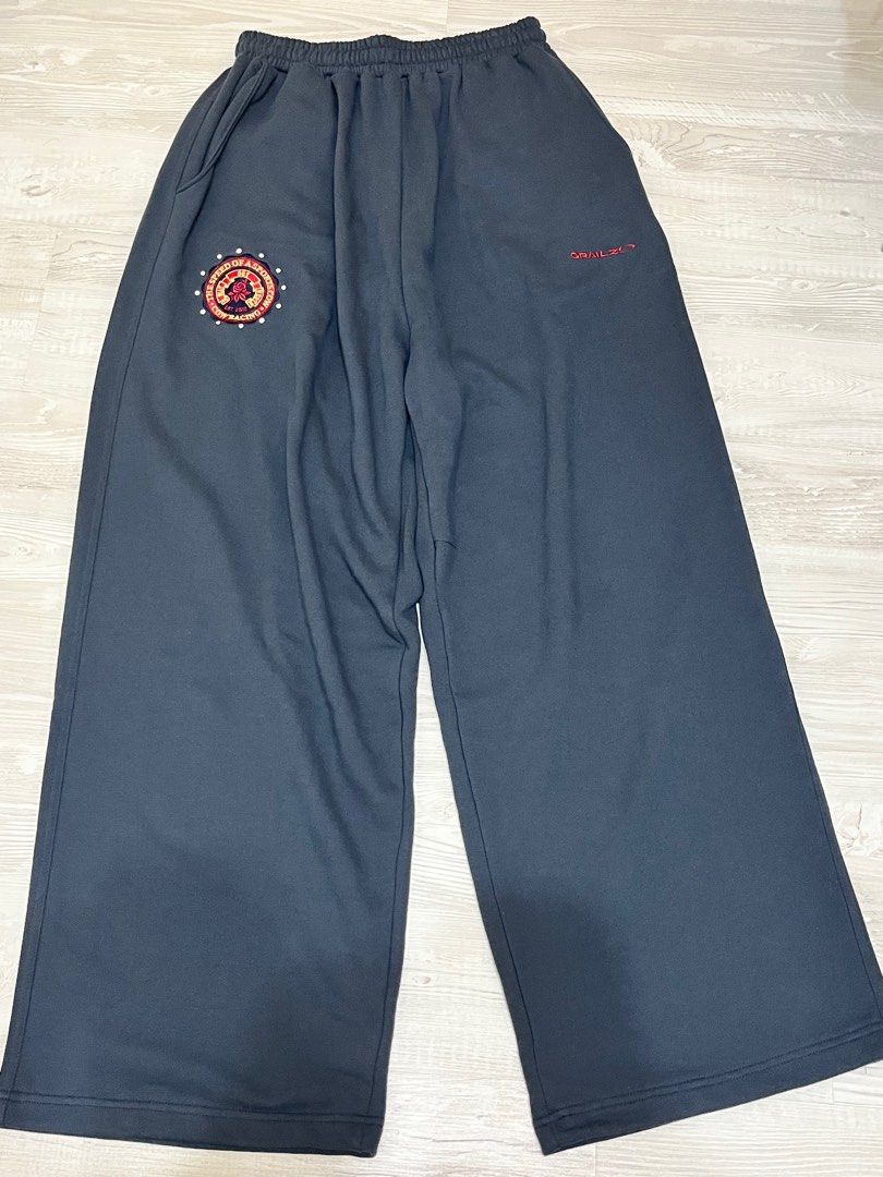 Grailz 24ss ROSE EMBLEM SWEATPANTS, 他的時尚, 褲子, 運動
