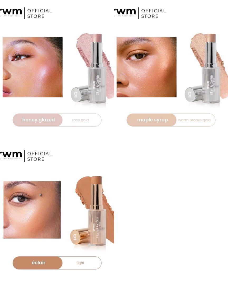 GRWM Glam & Go Stix (Category: Makeup) located in Kawit. Submitted by shop.boaaa (Listing ID 1374674926, Image 3). Description: SWATCHED ONLY ⭒ grwm glam & go stix ₱200 from 449php shades available: - honey glazed - maple syrup - SOLD eclair ⭒ claim by commenting “mine” or send me a message!.