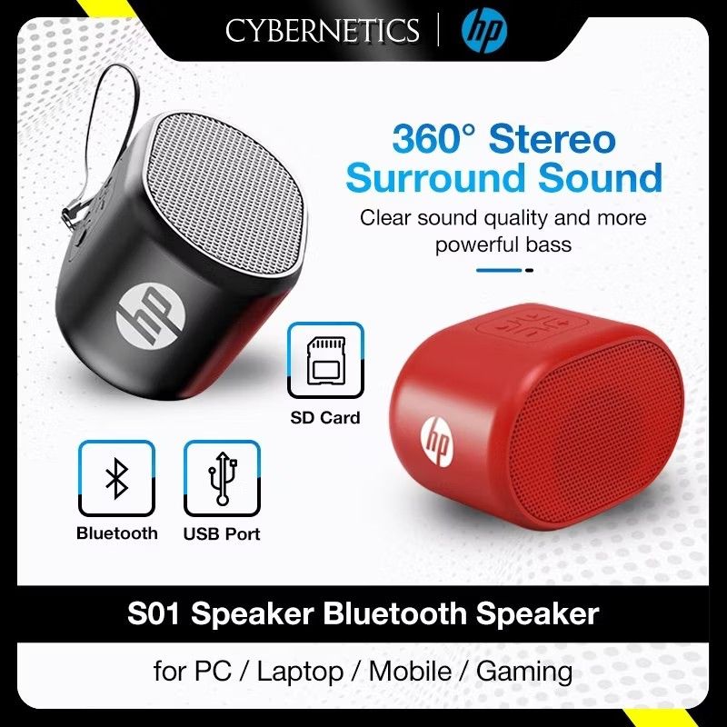 Hp bluetooth speaker S01 mini Portable for PC mobile song audio wireless63848165600643110