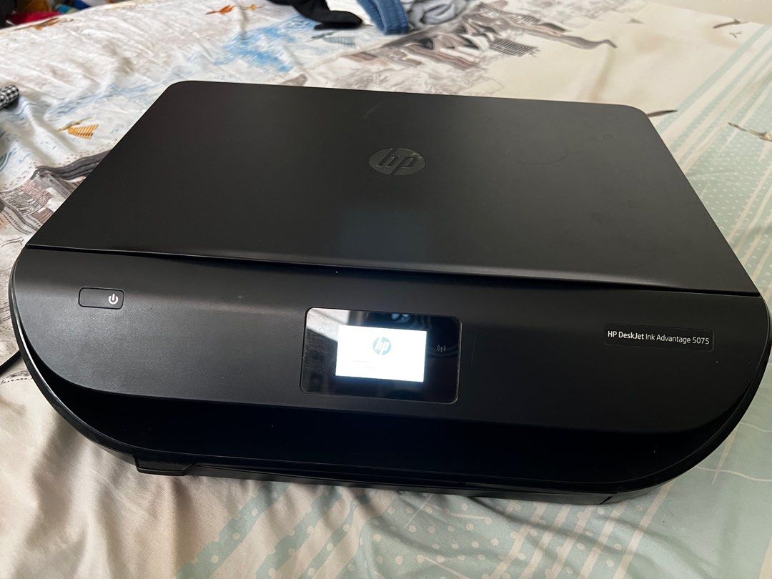HP DeskJet Ink Advantage 5075 Printer (Category: Printers, Scanners & Copiers) located in Antipolo. Submitted by cdro627734 (Listing ID 1374598807, Image 1). Description: - 3 in 1 printer (scan,copy, print) - printer can be used thru wifi or usb cable - only printer and usb cable included - no box -no defect - price is slightly negotiable -payment thru gcash or bank transfer - pick up via lalamove or grab - Antipolo location.