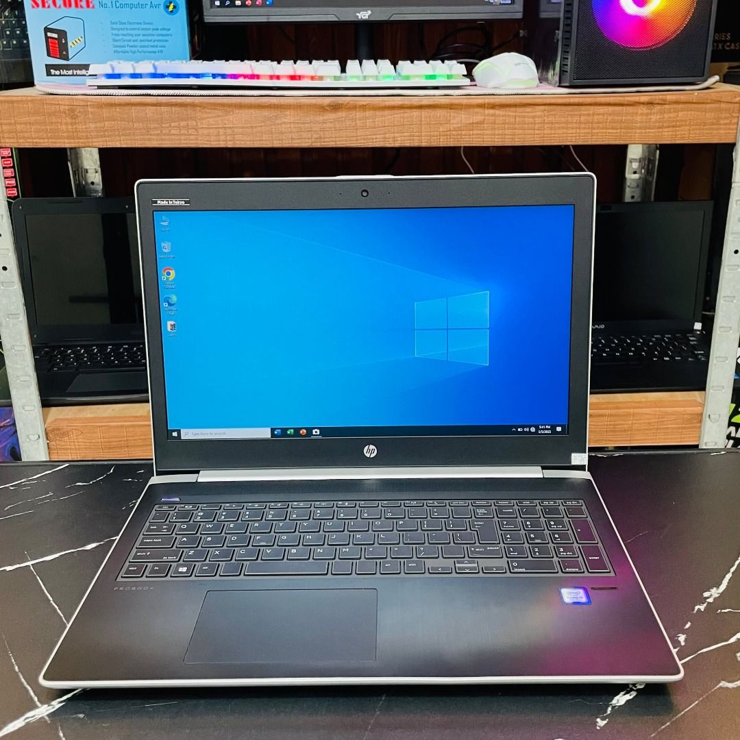 HP I5 7TH GEN (Category: Laptops & Notebooks) located in Pasig City. Submitted by davidcathe46359 (Listing ID 1374588830, Image 1). Description: 𝐅𝐔𝐋𝐋 𝐒𝐏𝐄𝐂𝐈𝐅𝐈𝐂𝐀𝐓𝐈𝐎𝐍𝐒 : ▶ Model : HP PROBOOK 450 G5 ▶ Processor : Intel Core i5-7th gen ▶ Memory : 8GB ram ▶ Storage : 256GB SSD ▶ Screen Size : 15"Screen size ▶ With Numpad ▶ Built in Camera ▶ Built in WIFI ▶ Built in Speaker ▶ Good keyboard 𝐏𝐎𝐑𝐓𝐒 : ▶ (3) USB ▶ Audio Jack ▶ HDMI ▶ L