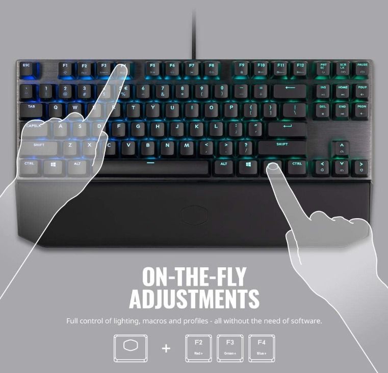 JE- Cooler Master MK-730-GKCM1-US Tenkeyless Gaming Mechanical Keyboard, MX Brown Switch, Ten-Keyless (Category: Computer Keyboard) located in Singapore. Submitted by cashconverterssg_jeamk (Listing ID 1374518810, Image 2). Description: JURONG EAST CASH CONVERTERS MESSAGE US FOR THE AVAILABILITY OF THE ITEM SKU: 9800000504182 YOU CAN BUY THIS ONLINE, COPY THE LINK BELOW: ☎️Contact:6569 7085 🗺LOCATION: 135 Jurong Gateway Rd, #01-315, Singapore 60