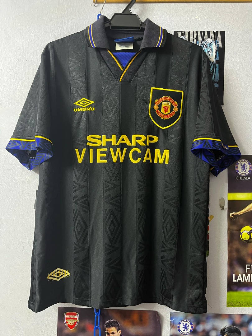 Veste Banc D'entraînement Manchester United 1993/1995 Umbro - Taille L Adulte - Occasion Bon état