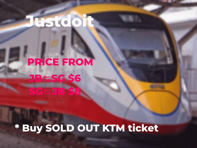 KTMB Shuttle Tebrau Train Ticket JB⇆SG (price starts from $6), Tickets ...