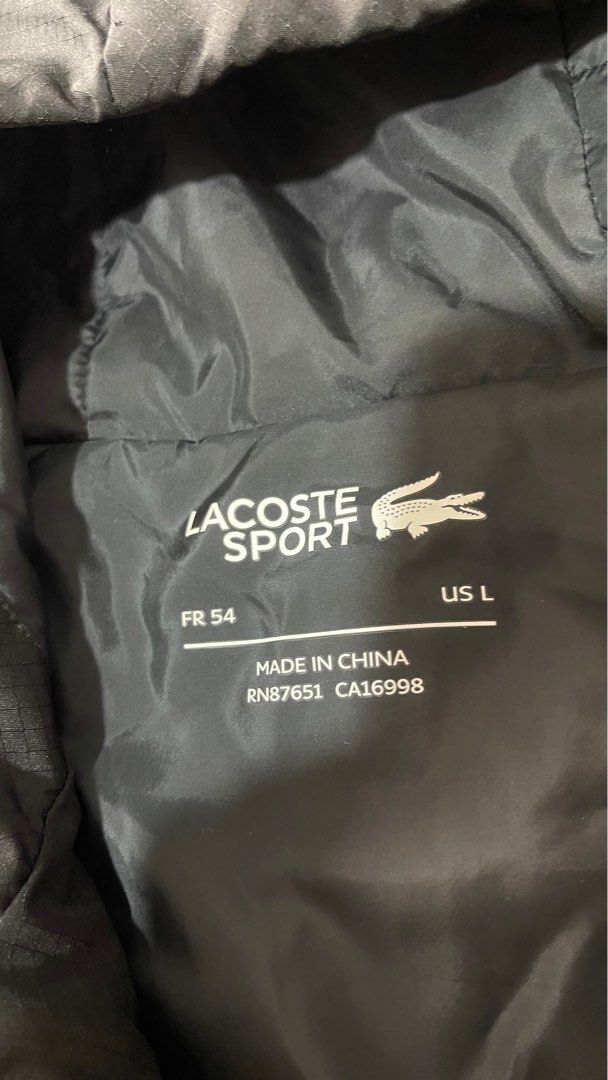 Lacoste Puffer Vest Men’s - Black (Category: Vests) located in Cavite. Submitted by natdnss (Listing ID 1374568754, Image 3). Description: Original Lacoste Puffer Vest Men’s - Black Price is negotiable .