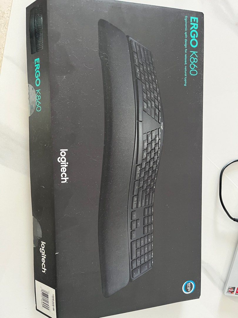 Logitech Keyboard ERGO K860 (Category: Computer Keyboard) located in Singapore. Submitted by dora.tao (Listing ID 1374528184, Image 1). Description: Only use 1-2 times.