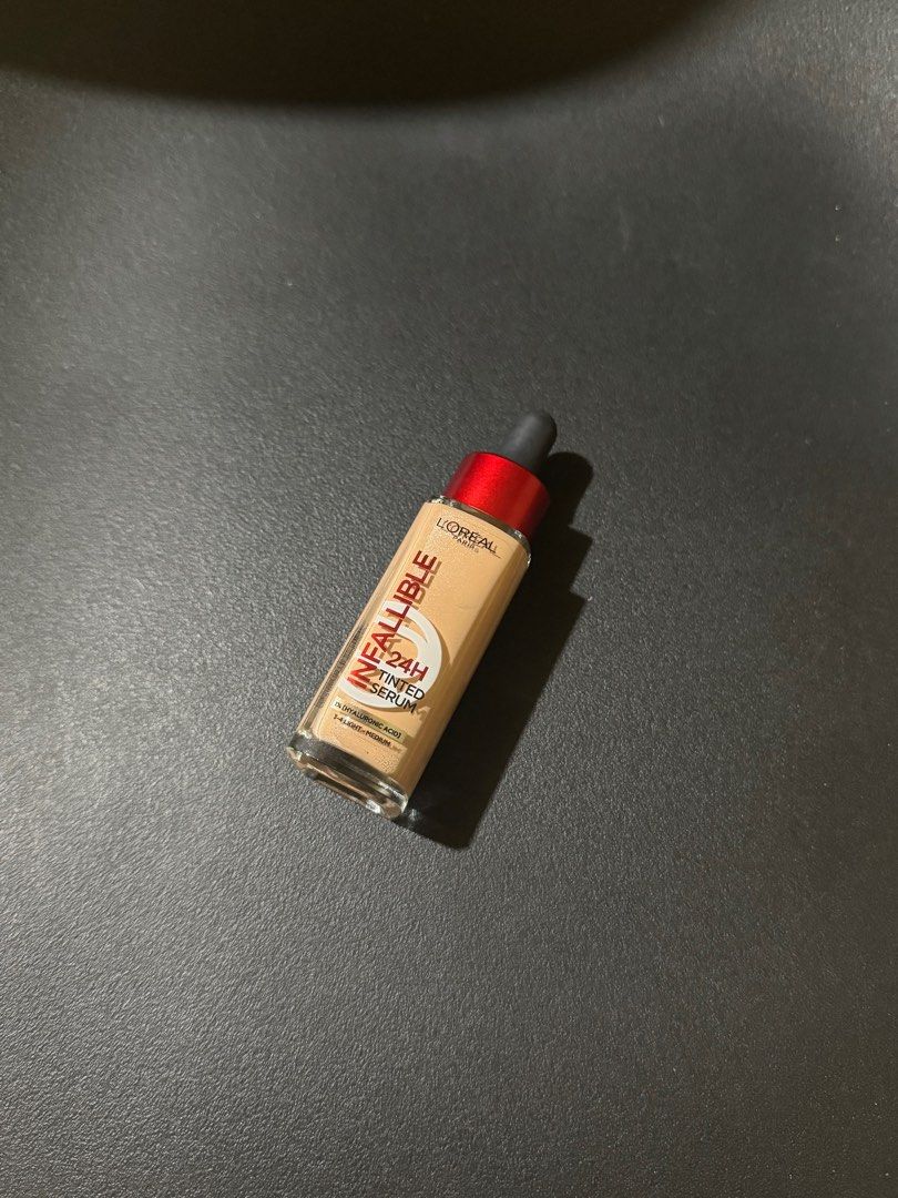 Loreal Infallible Tinted Serum (Category: Makeup) located in Kawit. Submitted by shop.boaaa (Listing ID 1374674662, Image 1). Description: BNEW ⭒ loreal tinted serum ₱500 from 999php shades available: - 3-4 light medium ⭒ claim by commenting “mine” or send me a message!.