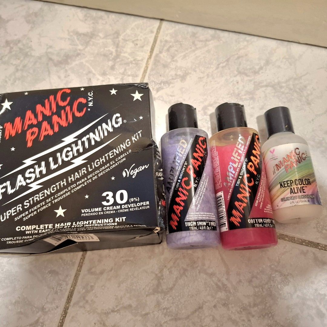 Manic Panic Set (Category: Hair) located in Quezon City. Submitted by ang.leighanne (Listing ID 1374640275, Image 1). Description: see photo mall pull out parang 4k srp lahat.