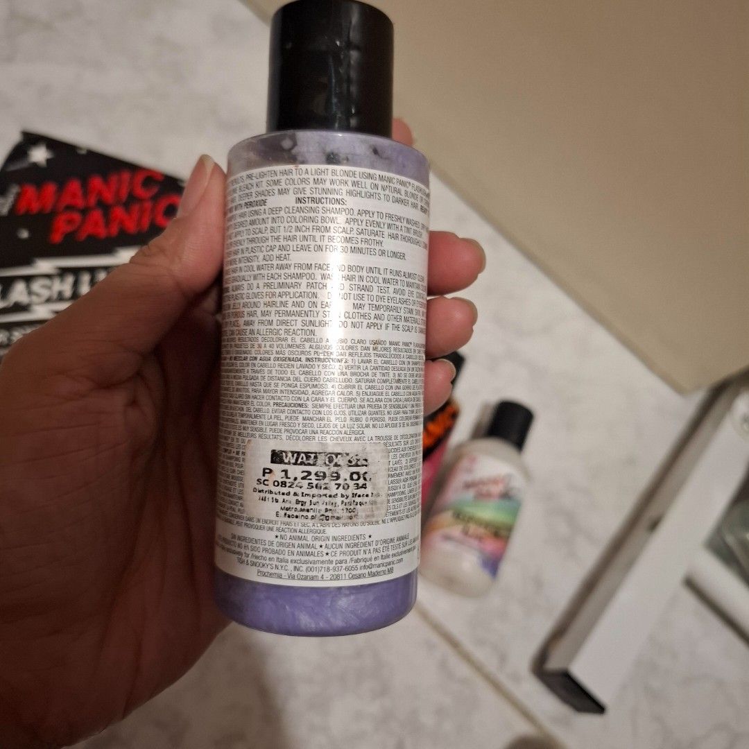 Manic Panic Set (Category: Hair) located in Quezon City. Submitted by ang.leighanne (Listing ID 1374640275, Image 3). Description: see photo mall pull out parang 4k srp lahat.