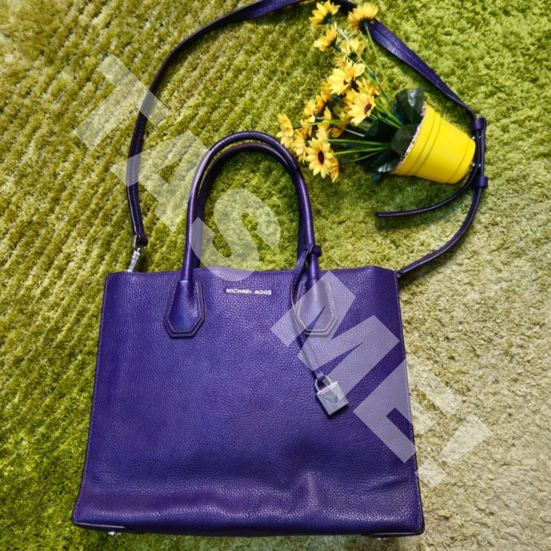 MICHAEL KORS Mercer Large Pebbled Leather Tote Bag (PRELOVED