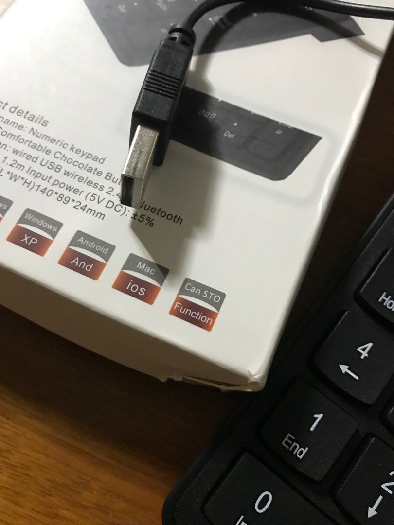 Mini Numeric Keypad (Category: Computer Keyboard) located in Singapore. Submitted by belindaysp (Listing ID 1374614591, Image 3). Description: PM for more details. Discount may be given. Thank you.🙏🏼 😊.