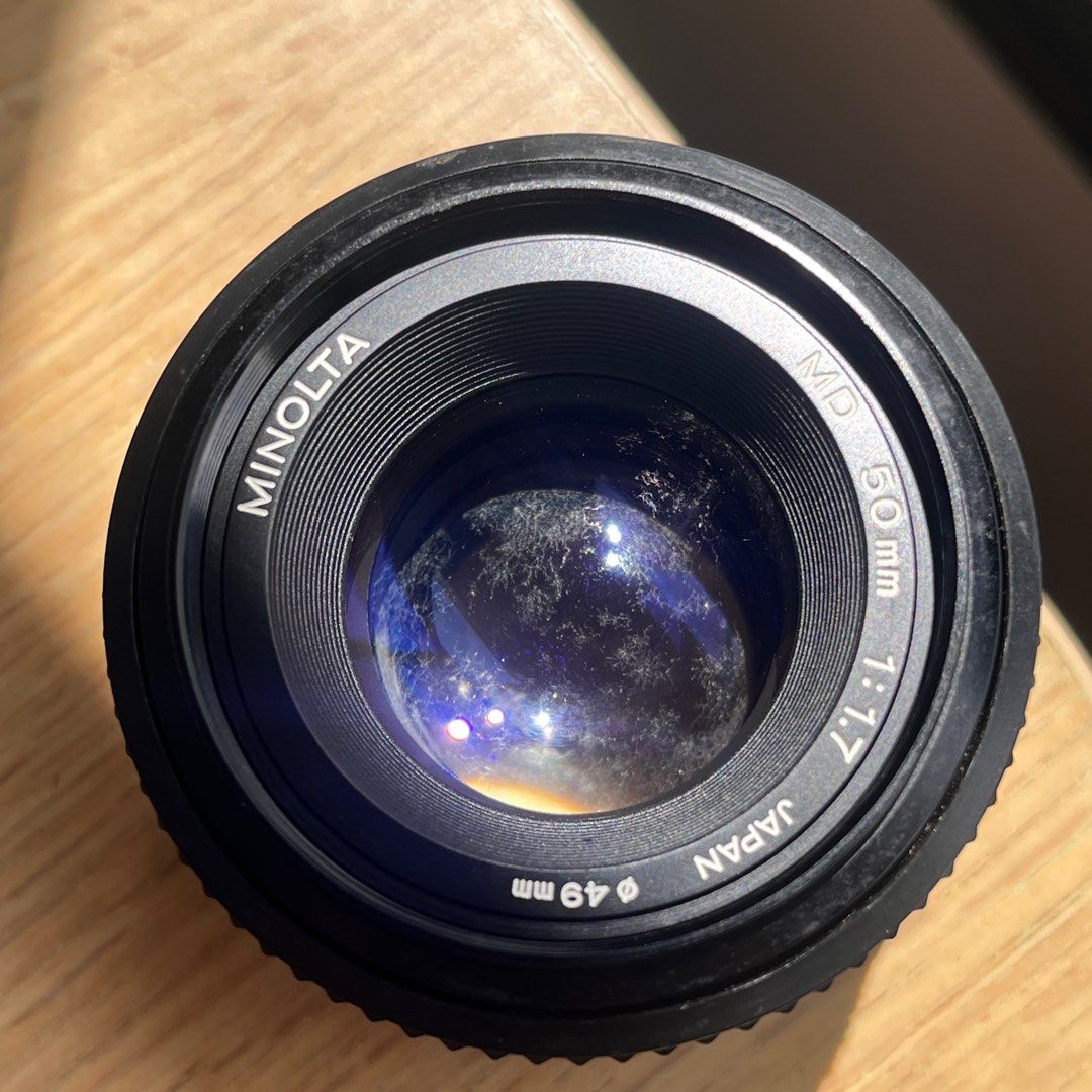 Minolta 50mm F1.7 MD lens62863065373186111